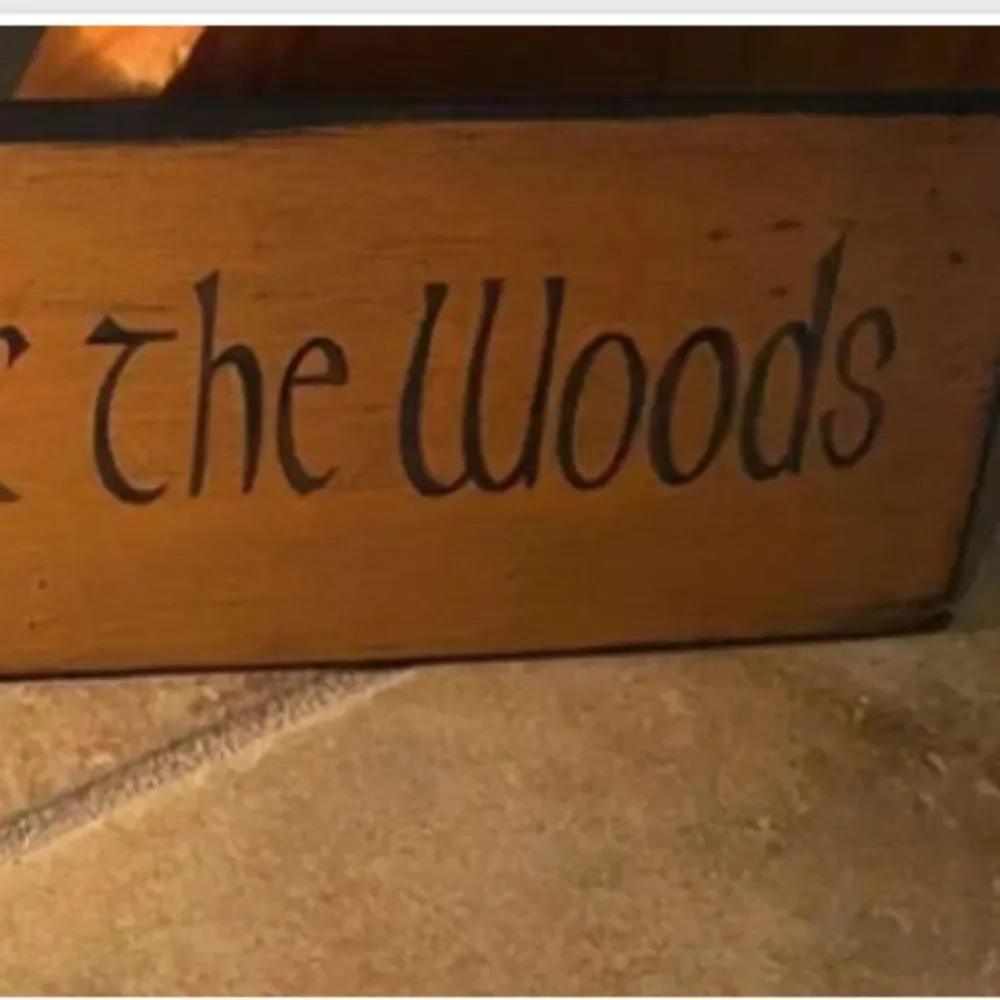 Primitive Witch of the Woods door sign Halloween goth decor witches witchcraft